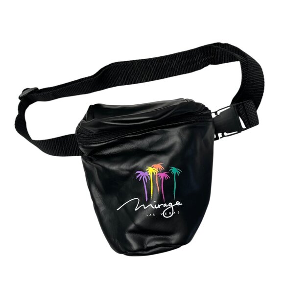 mirage Handbags - Mirage Las Vegas Black Fanny Pack Belt Bag Casino memorabilia